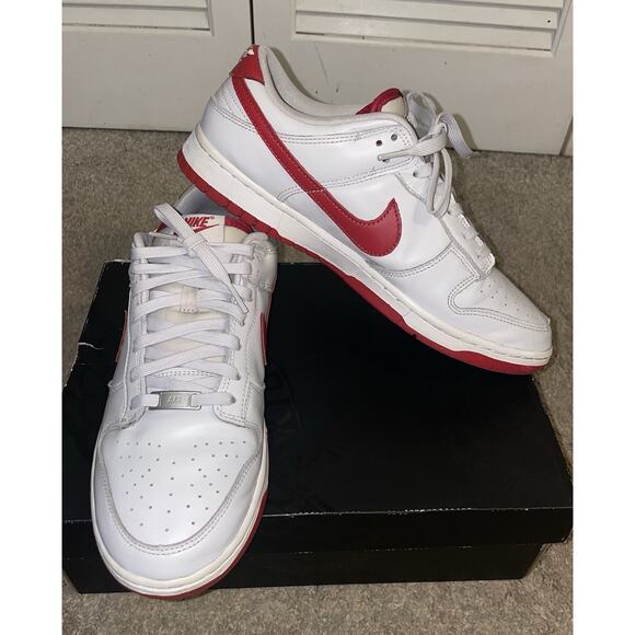Nike Dunk Low Varsity Red White FJ0832-011 Men\'s Size 10.5 main image 4